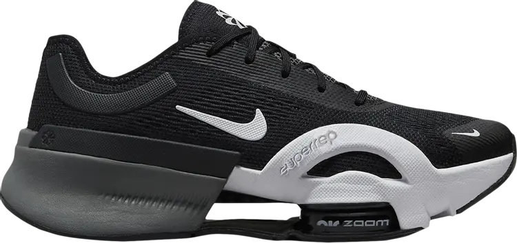 Кроссовки Nike Wmns Air Zoom SuperRep 4 Next Nature 'Black White', черный