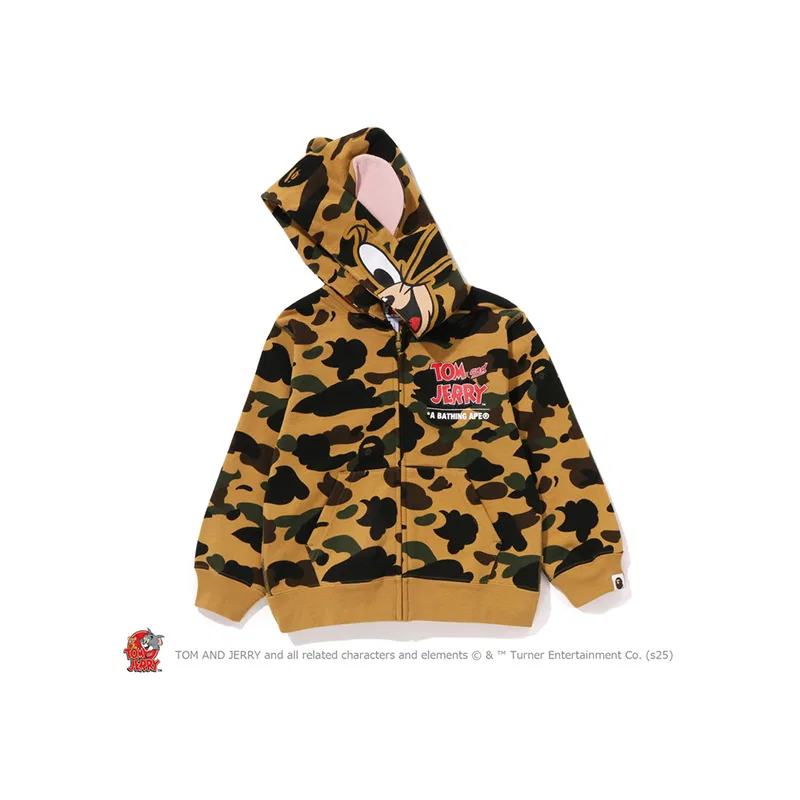 Свитшот x Tom And Jerry Yellow для детей 3-7 лет A BATHING APE, Yellow YEX — фото 4