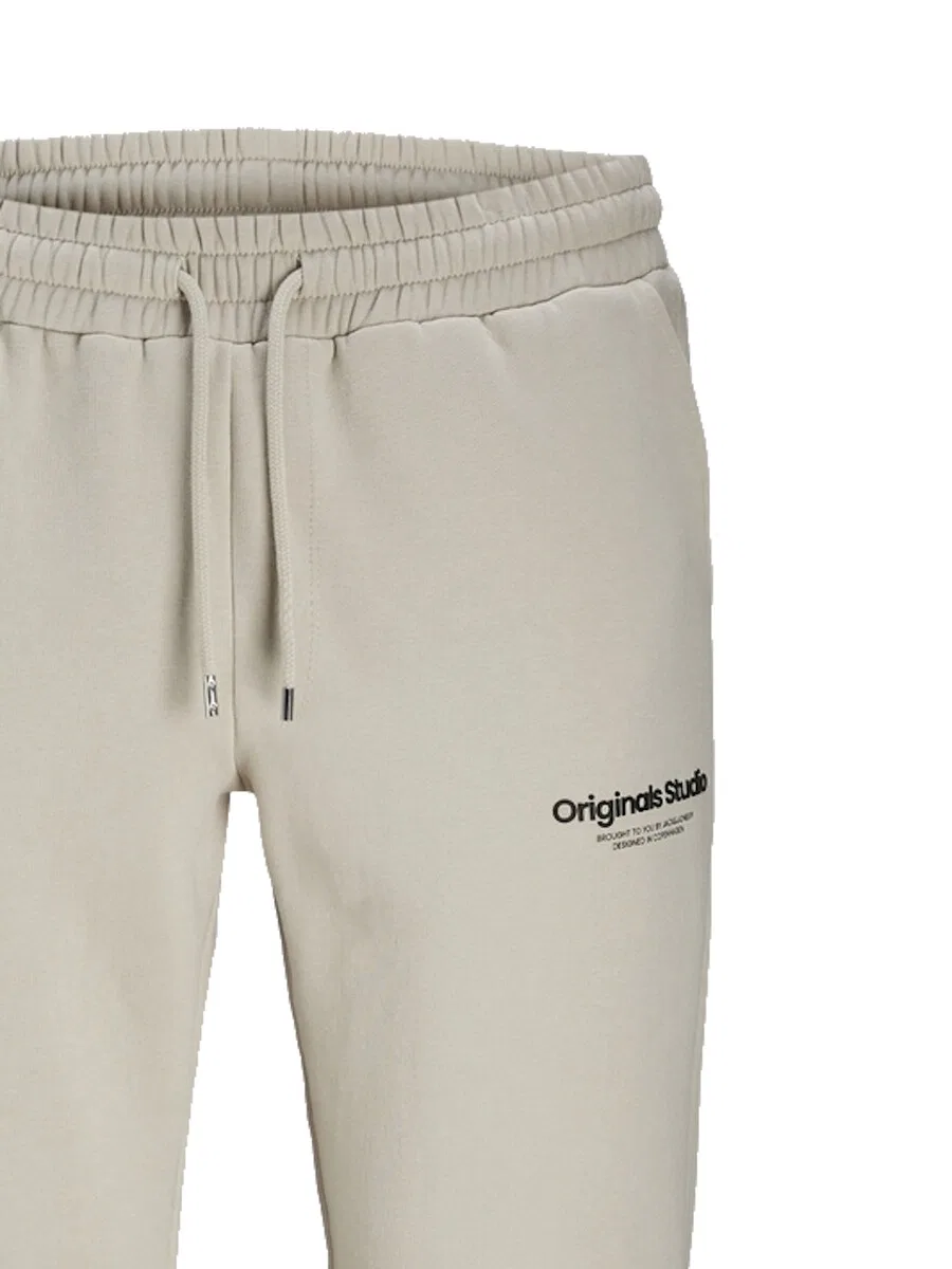 Детские зауженные брюки 'Gordon' серого цвета Jack & Jones Junior — фото 3