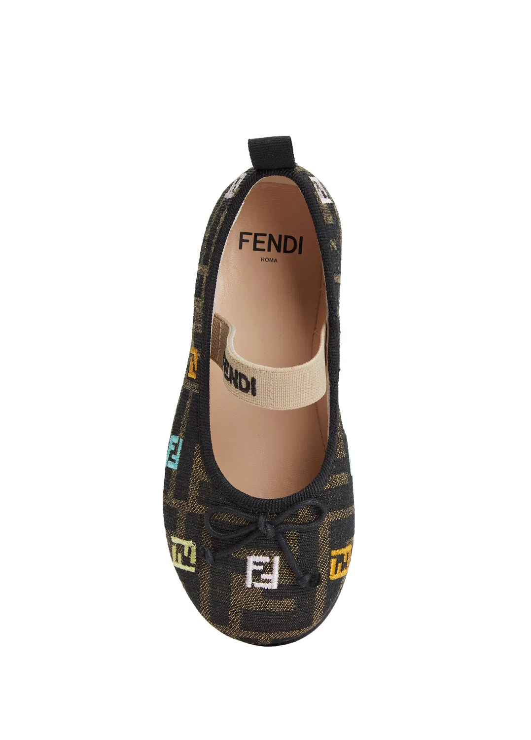 Балетки Fendi, черный — фото 4
