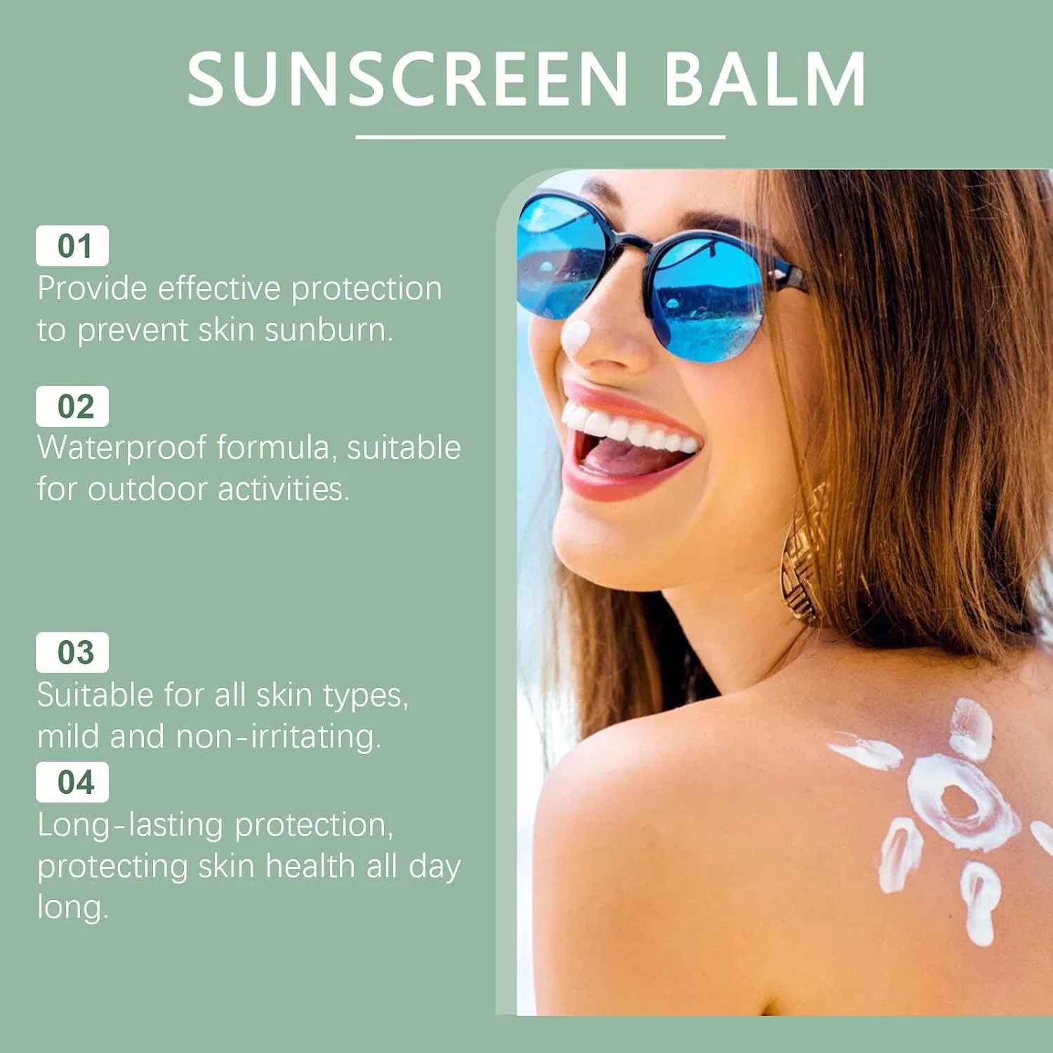 Солнцезащитный крем с говяжьим салом и маслом ши, SPF 50, 60 г Generisch — фото 4