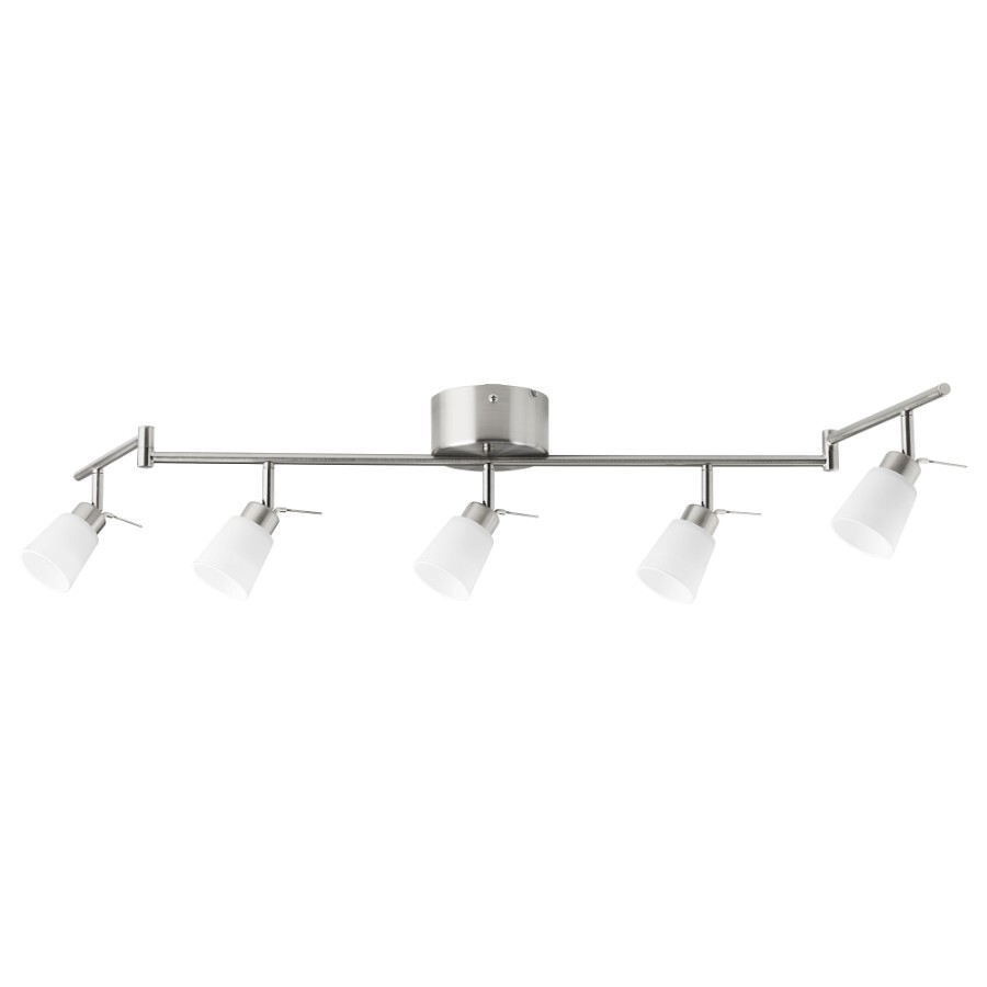 Потолочный софит Ikea Tidig, 5-spots, никелированный