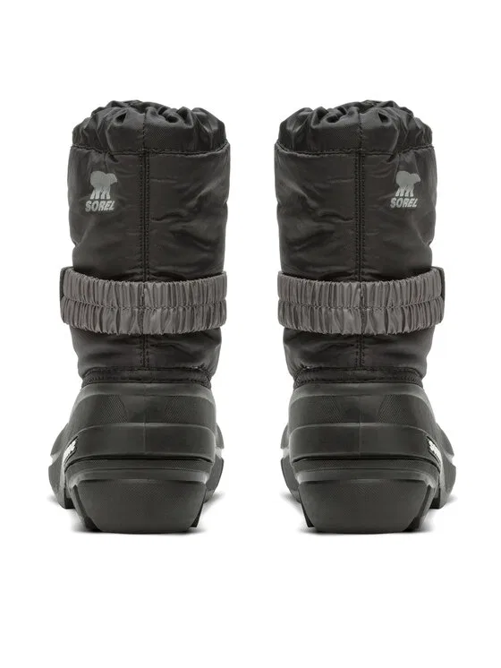 Сноубутсы Childrens Flurry Boot Sorel, черный — фото 3