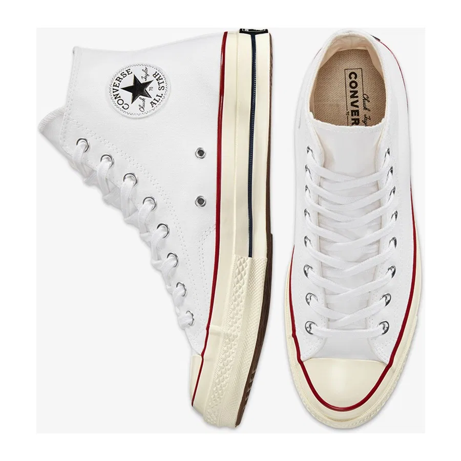 Кроссовки высокие с принтом Chuck 70 Converse, Белый