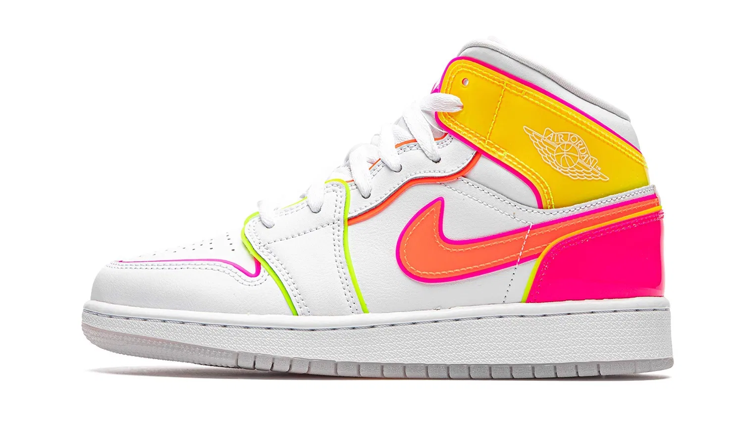 Мужская футболка хлопковая NIKE Club NIKE, White Hype Crimson Pink Blast