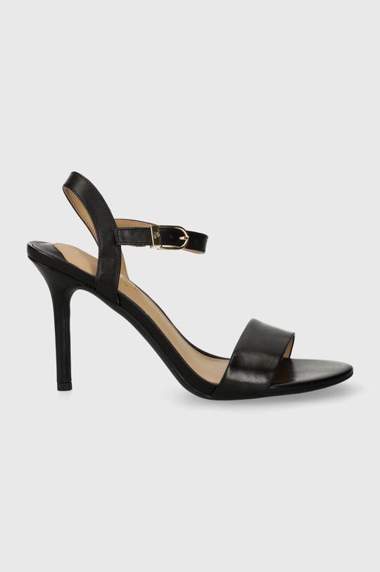 Кожаные босоножки Gwen Lauren Ralph Lauren, черный