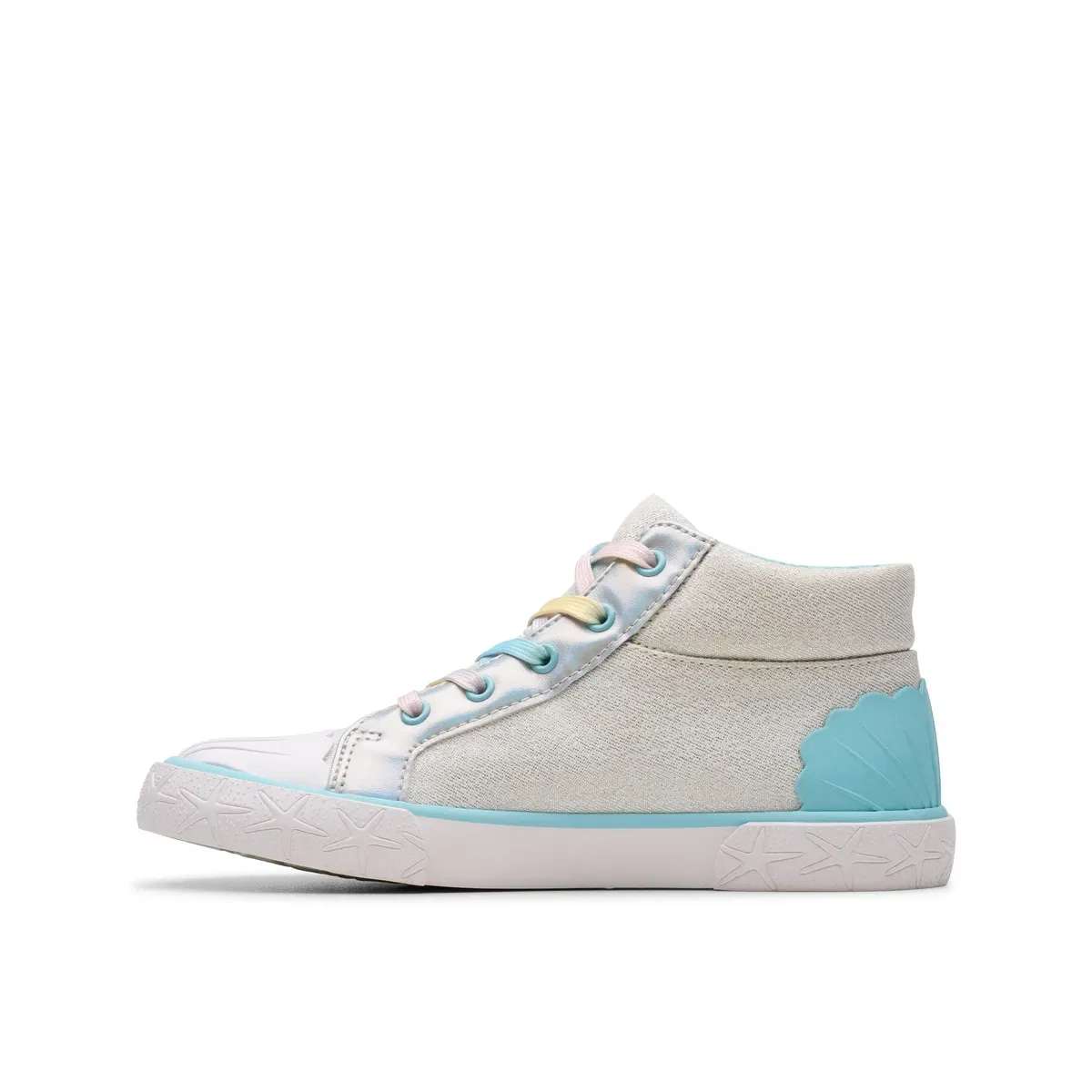 Детские кроссовки с высоким верхом Foxing Wish Hi Kid Clarks, Gold — фото 2