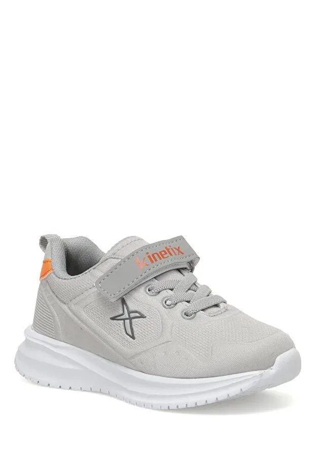 Детские кроссовки для мальчиков текстильные Kinetix, Gray-Orange-Gri — фото 2