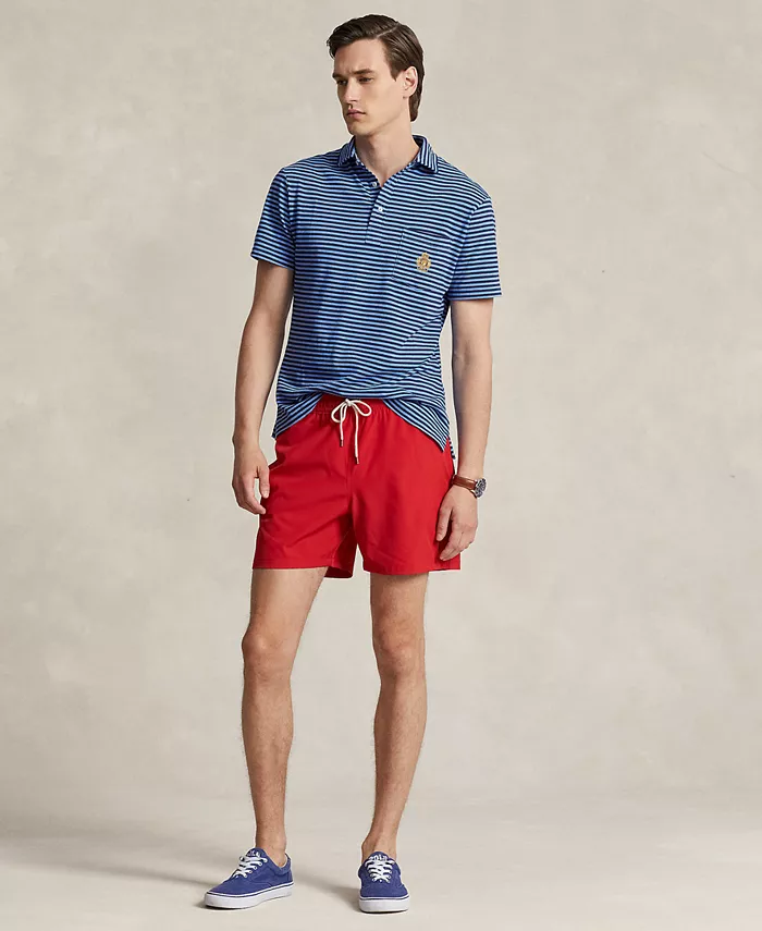 Мужские плавки Traveler Classic длиной 14,5 см Polo Ralph Lauren, красный — фото 2