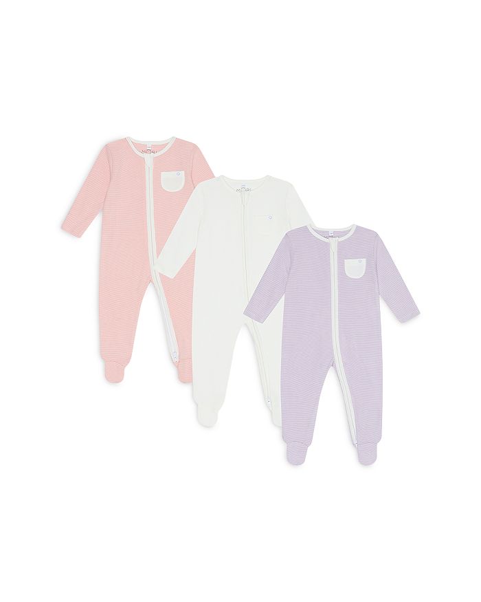 

Детские пижамы Clever Zip для девочек, 3 шт. - Baby MORI, мультиколор
