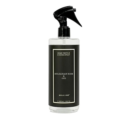 

Home Spray Black Bulgarian Rose Oud Home Textile Room Spray 500 мл Cereria Molla