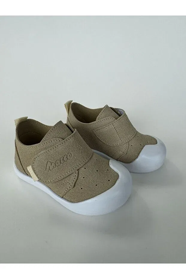Детские туфли для девочек без каблука Macco Shoes, Beige — фото 3