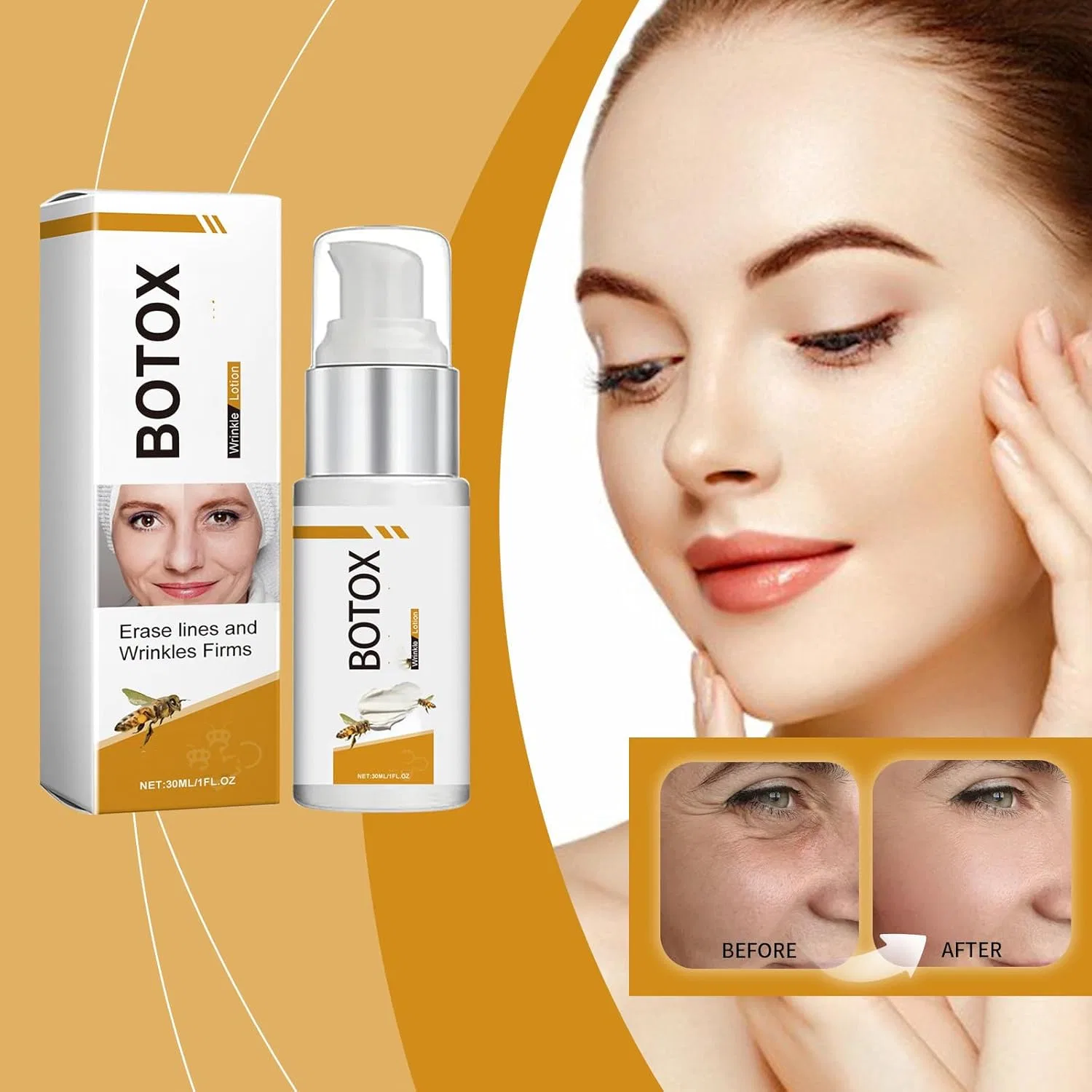 Крем для лица Bee Venom Wrinkle Cream, Generisch, 3 шт, 49.99 г — фото 2