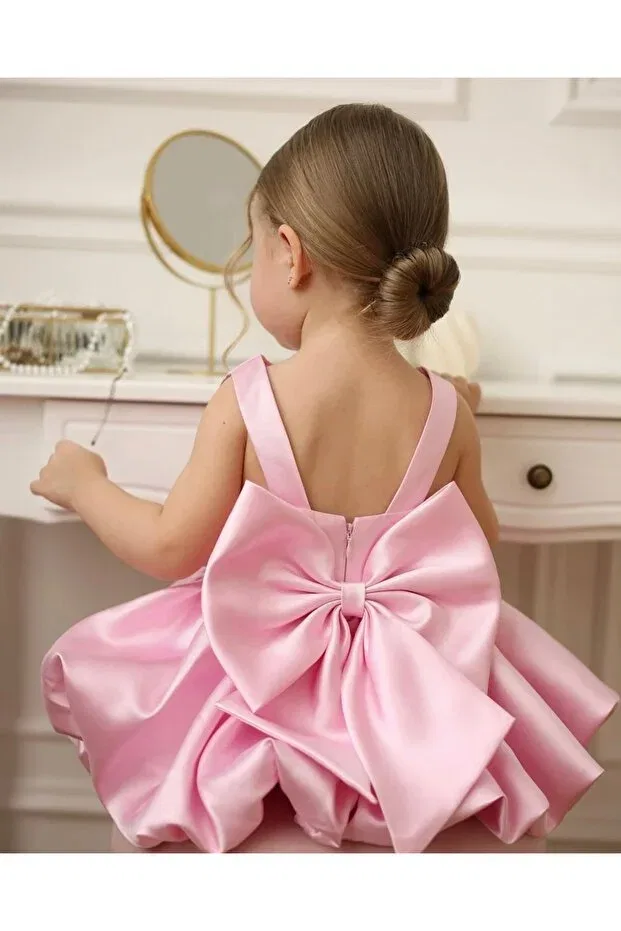 Детское платье для девочек с принтом Balloon Dress Evening Gown Gnl Butik, Pink — фото 4