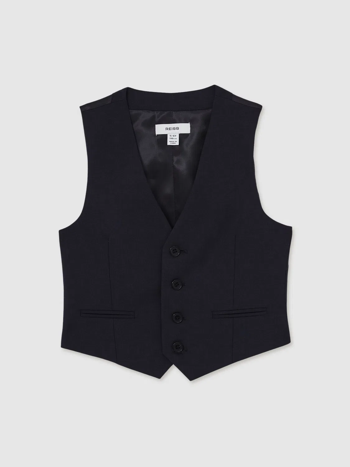 Жилет Modern Fit, модель Hope Reiss, темно-синий — фото 2