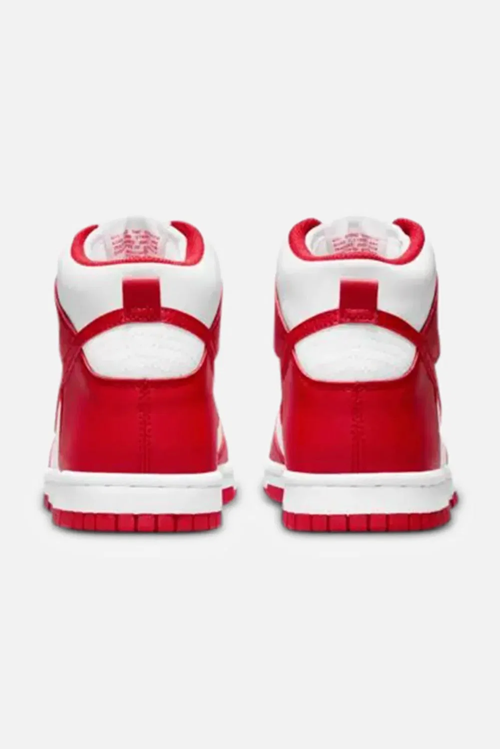 Детские кроссовки Dunk High на платформе Nike, Championship Red — фото 3