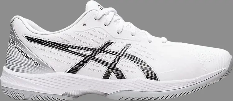 

Кроссовки solution swift ff 'white black' Asics, белый, Белый;серый, Кроссовки solution swift ff 'white black' Asics, белый