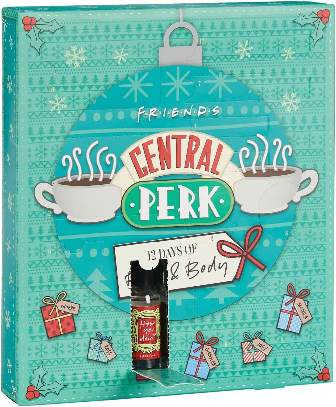 Адвент-календарь Bath and Body, Paladone, 12 Days, Central Perk, Friends