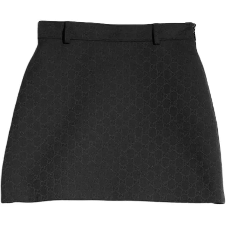 Женская юбка короткая Black GUCCI