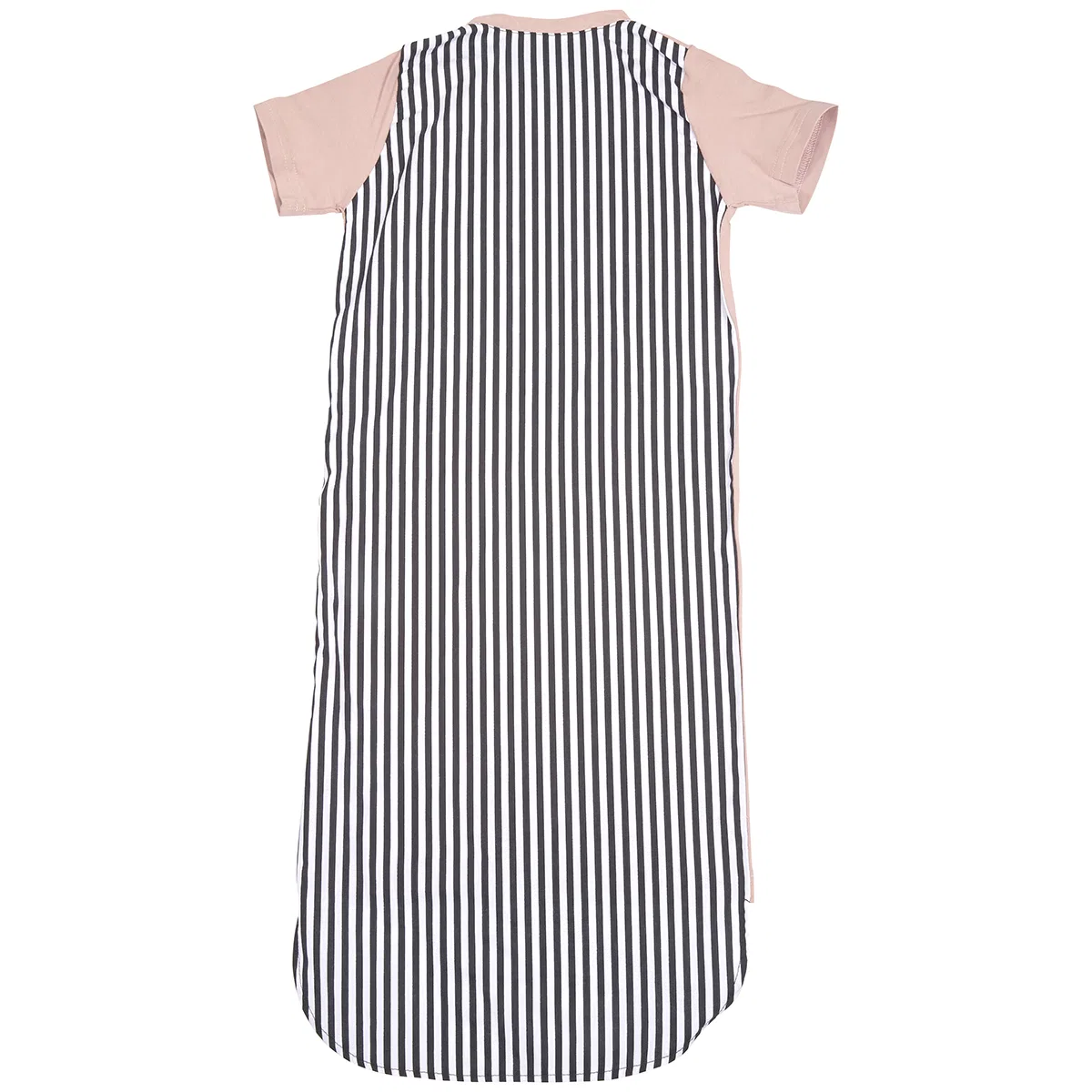 Платье с коротким рукавом и контрастной спинкой Kids Contrast Back Short-sleeve Dress Michaela Buerger, Pink — фото 2