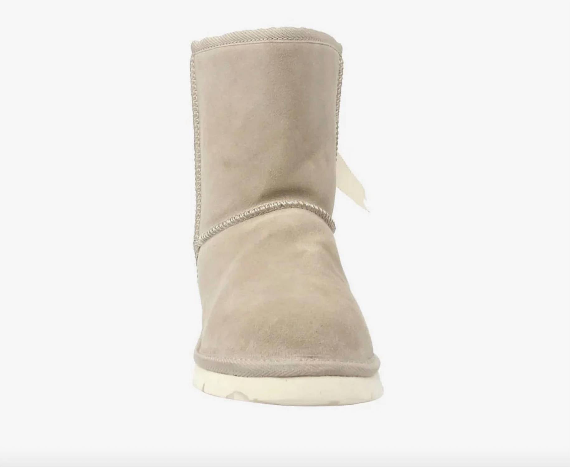 Женские ботинки Argali на шнуровке в цвете cement Super Lamb, Cement — фото 4