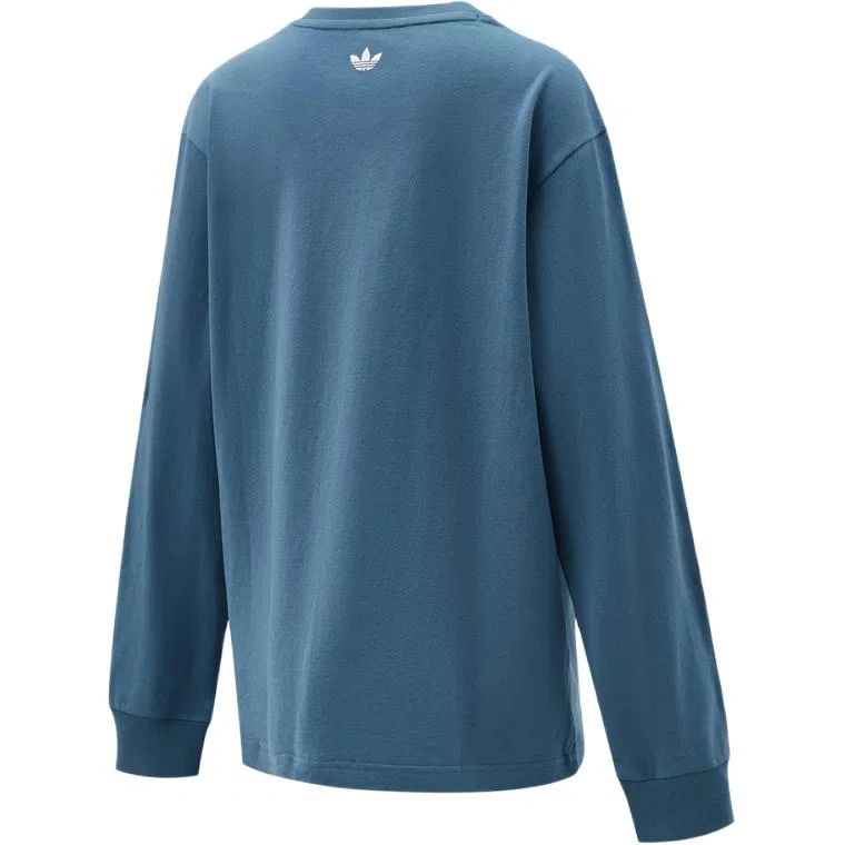 Детская футболка с круглым вырезом Adidas Originals, Blue — фото 3