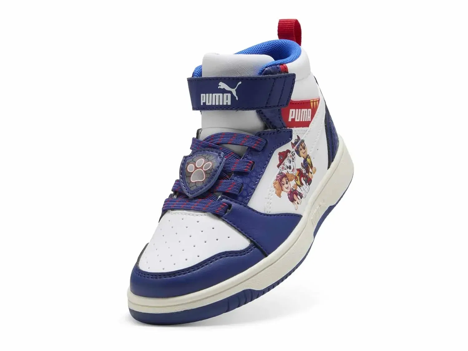 Кроссовки Rebound v6 Mid x Paw Patrol, PUMA, белый — фото 4