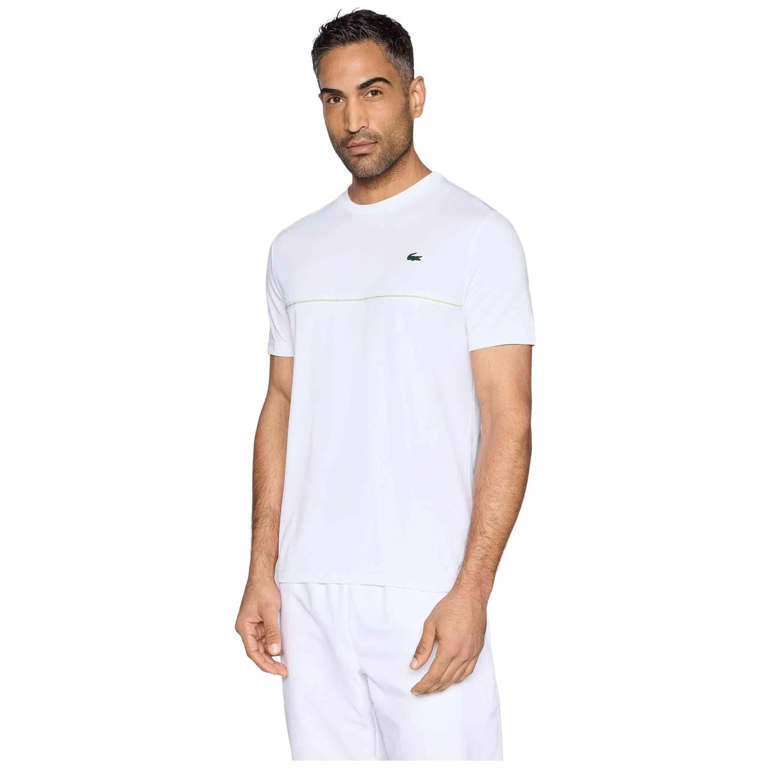Мужская футболка с коротким рукавом TH0173001 Lacoste, Weiß — фото 3