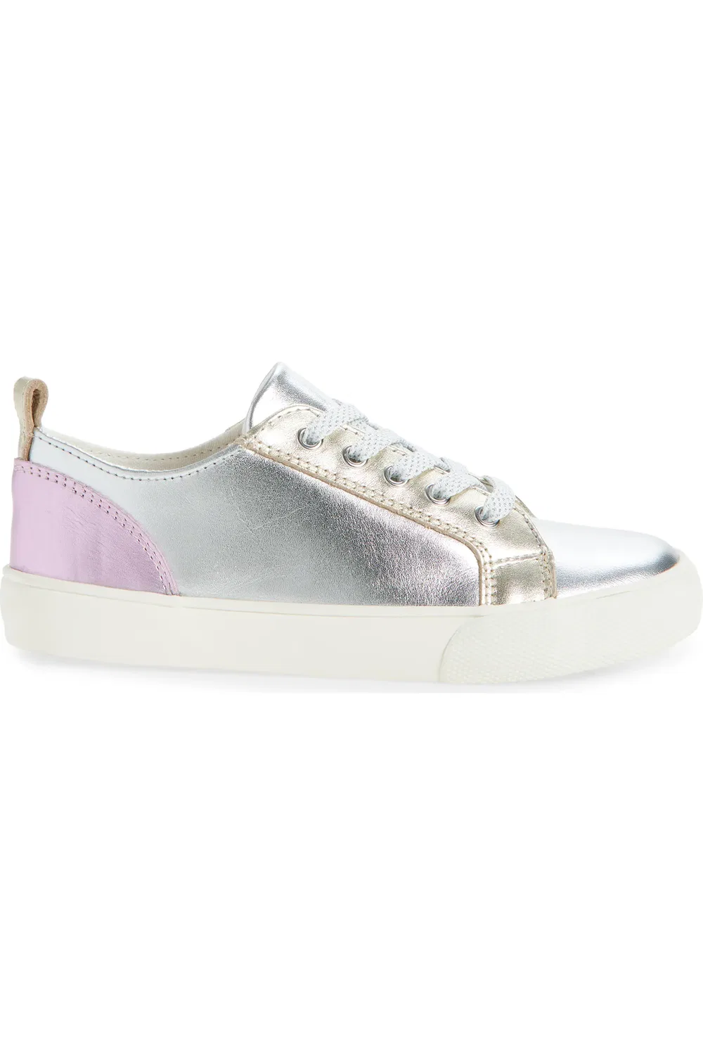 Детские кеды низкие металлик Mini Boden, Metallic — фото 3
