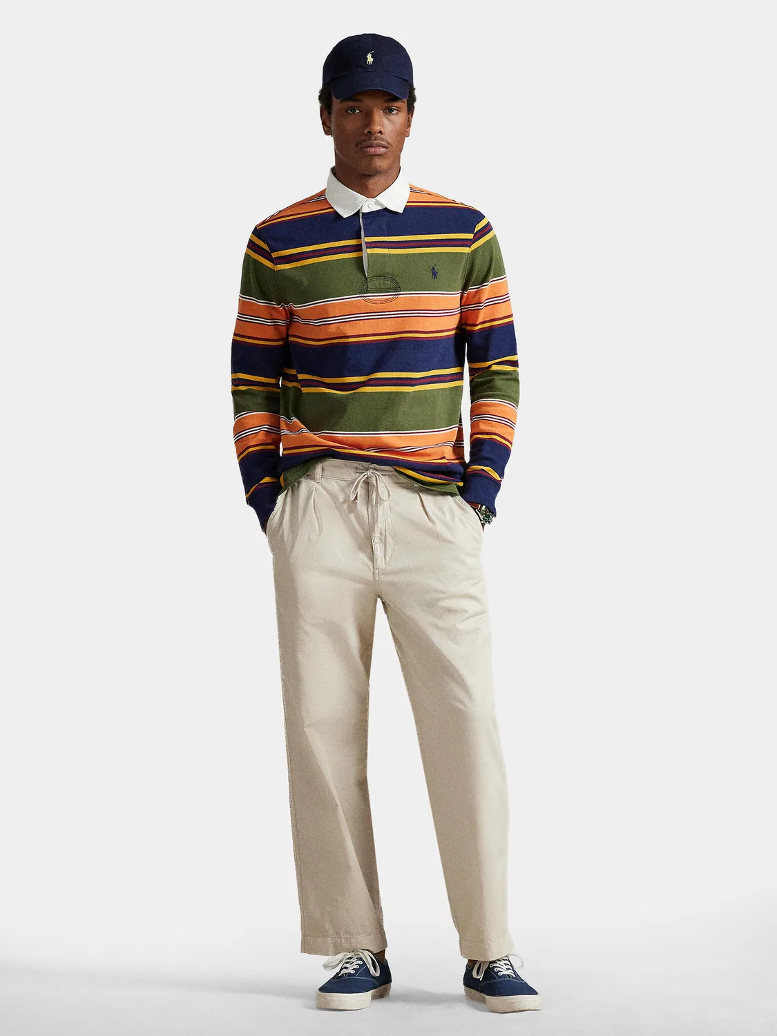 Мужские брюки стандартного кроя Polo Ralph Lauren, бежевый — фото 2