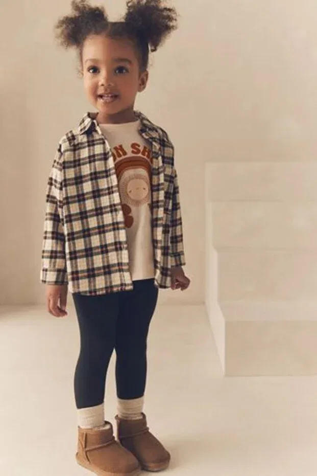 Детский комплект из футболки и леггинсов хлопковый Next Baby, Multicolor