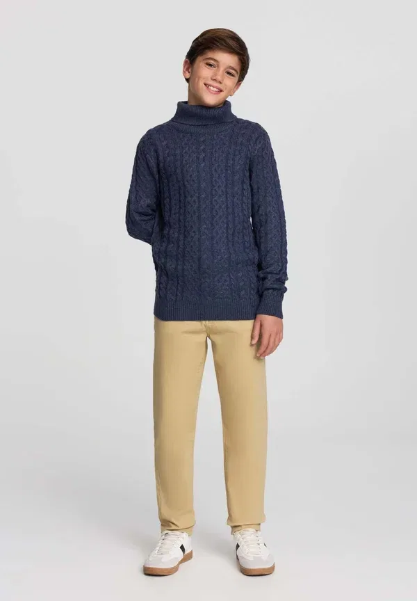 Джемпер маринный Terranova, Blu Scuro Melange, синий