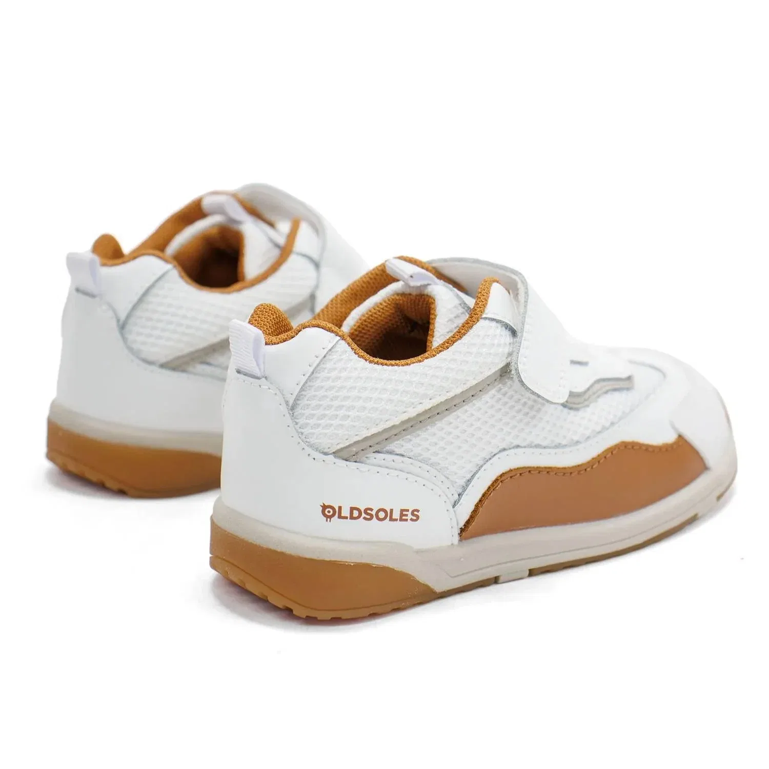 Детские кроссовки для девочек на липучке Soda Casual Sneaker Old Soles, Snow — фото 4
