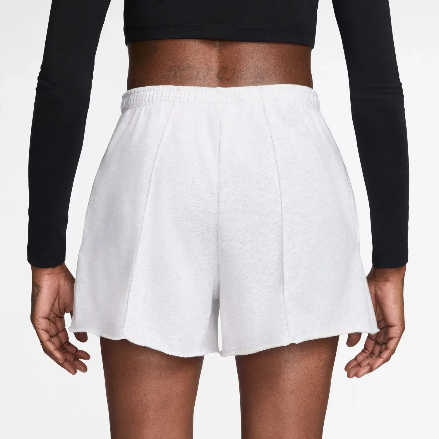 Женские шорты Sportswear Chill Terry Short Nike, Blanco — фото 2