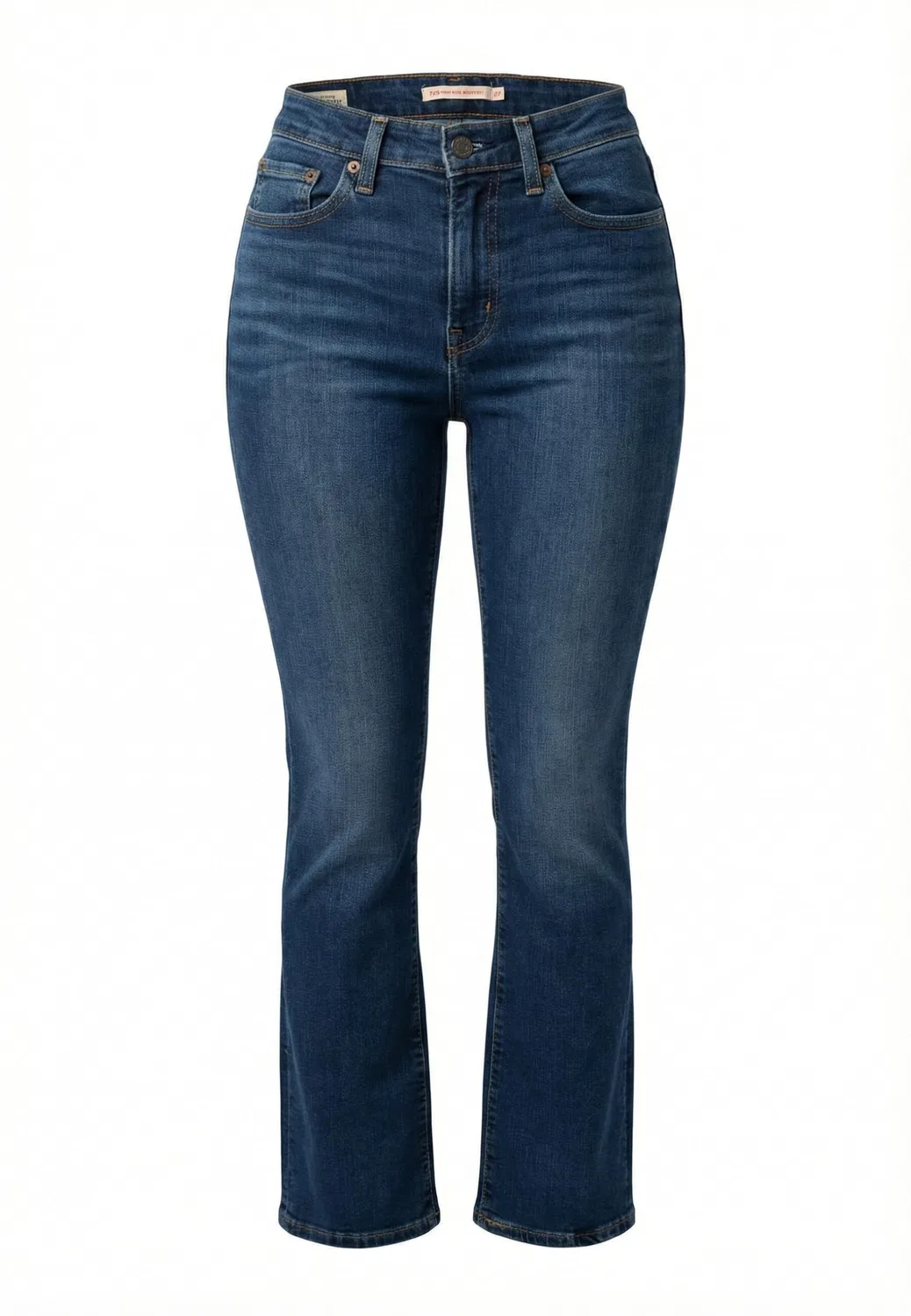 Женские джинсы с высокой посадкой и клешем от колена Levi's, Blue — фото 4