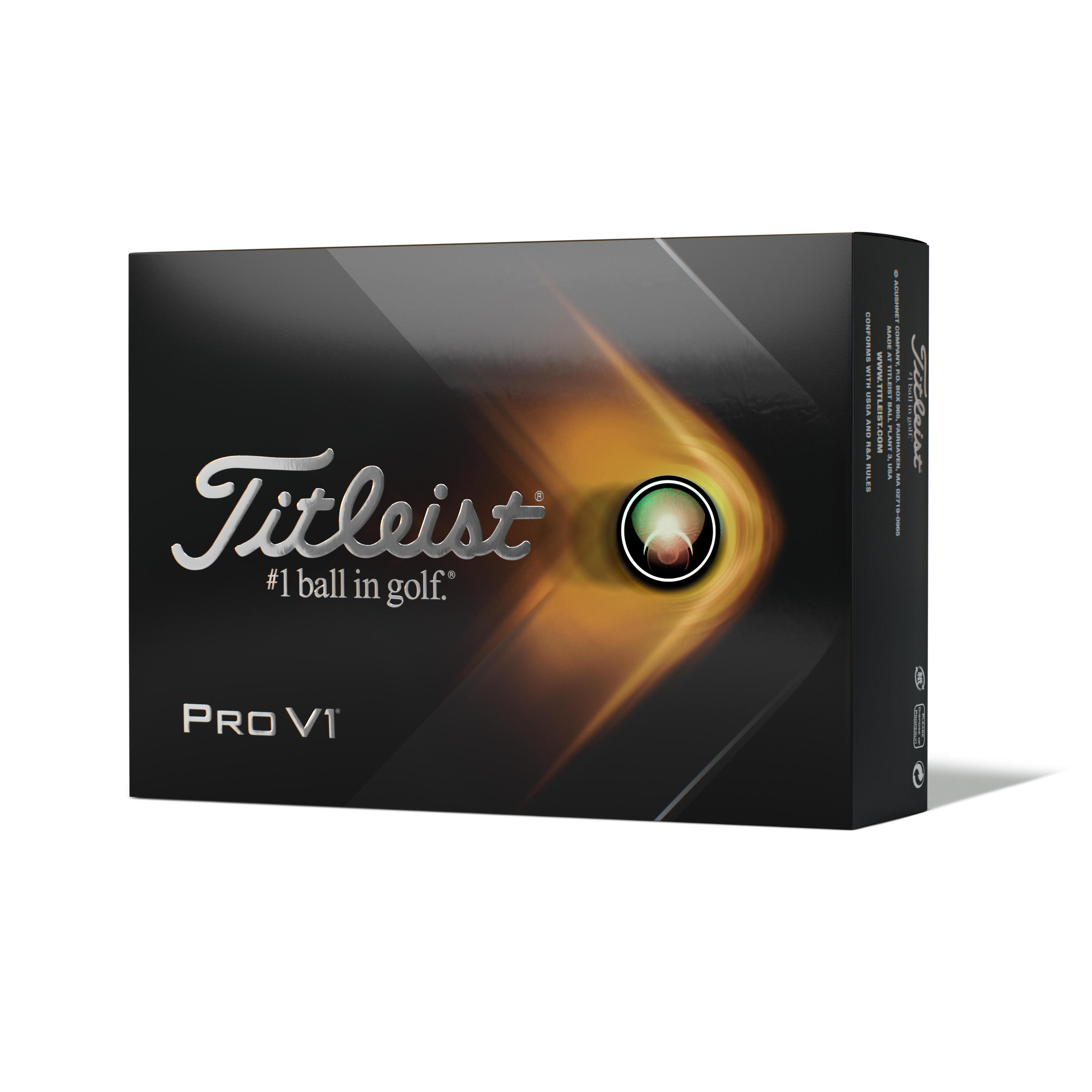 Мячи для гольфа Pro V1 12 штук белые TITLEIST, белый - фото