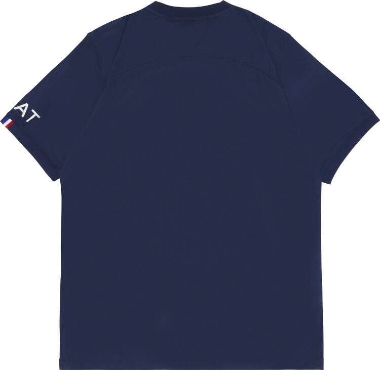Футболка Nike Paris Saint-Germain Stadium Home Dri-FIT Soccer Jersey 'Midnight Navy/White', синий — фото 3