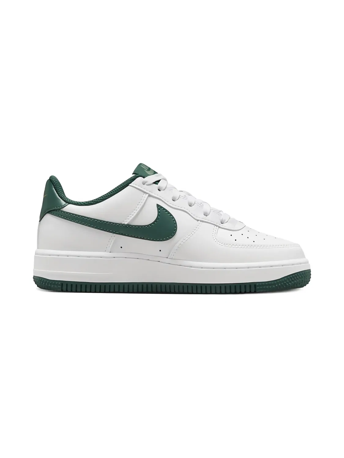 Кроссовки Air Force 1 Low White/Vintage Green Nike Kids, белый