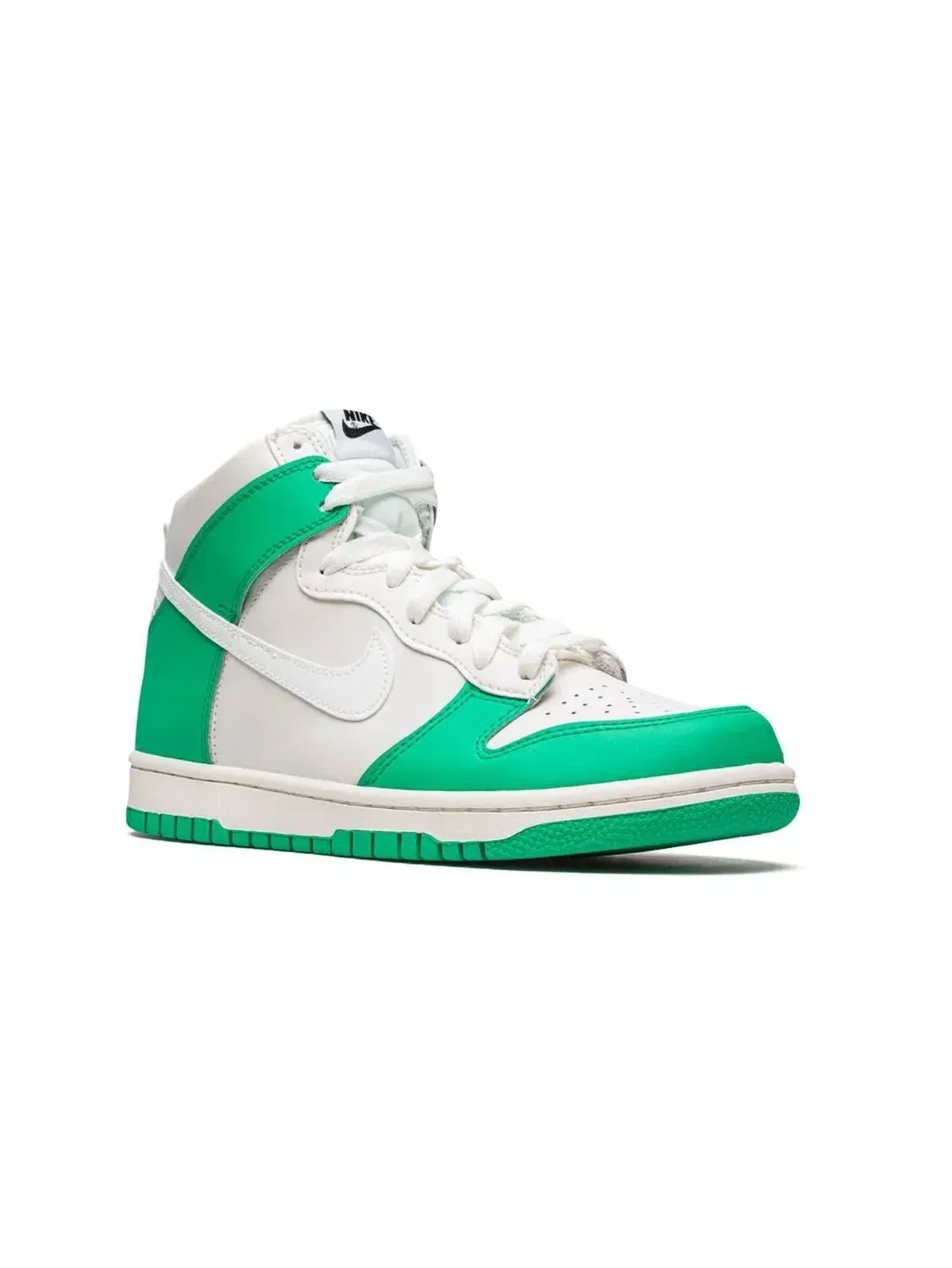 Детские кроссовки Nike Dunk High с логотипом Swoosh, Grey Green — фото 2
