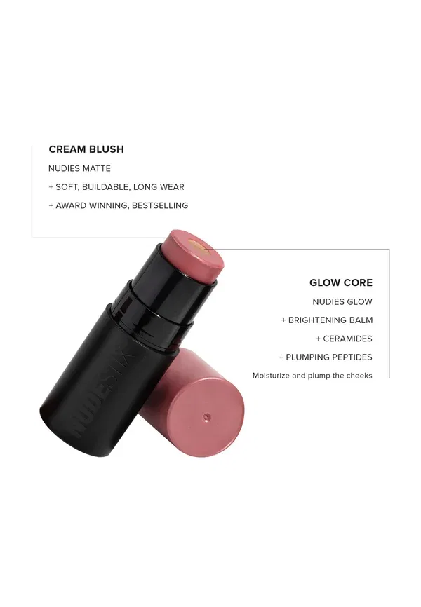 Румяна матовые с сиянием Nudestix, Pink Ice 6 г — фото 3