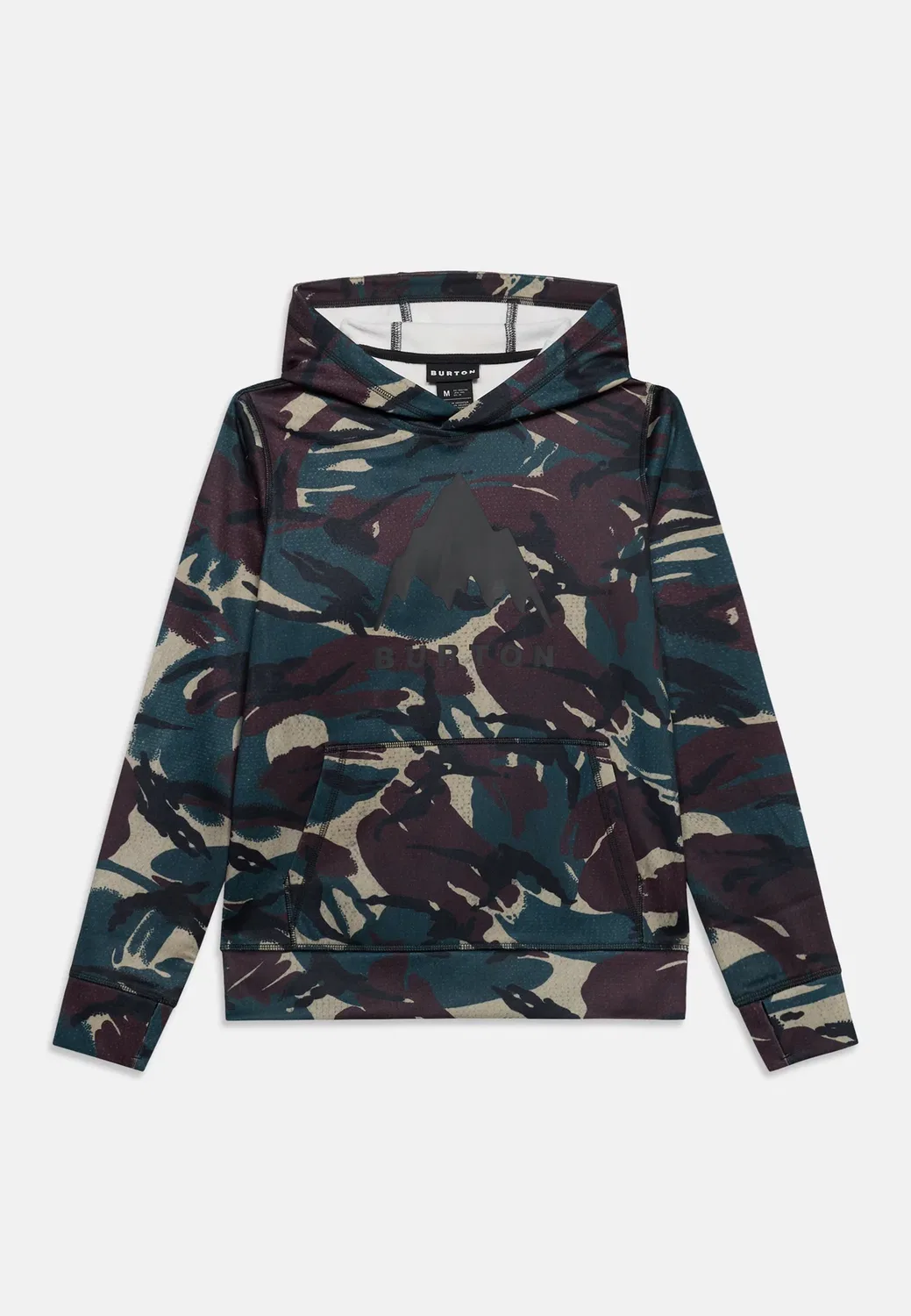 Детская толстовка унисекс из дуба Burton, Dark Green/Brown
