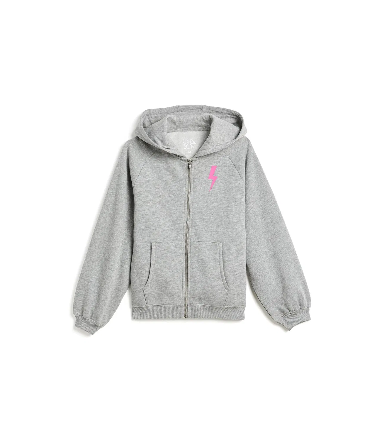 Винтажная флисовая толстовка на молнии (для детей постарше) Chaser Kids, Heather Grey