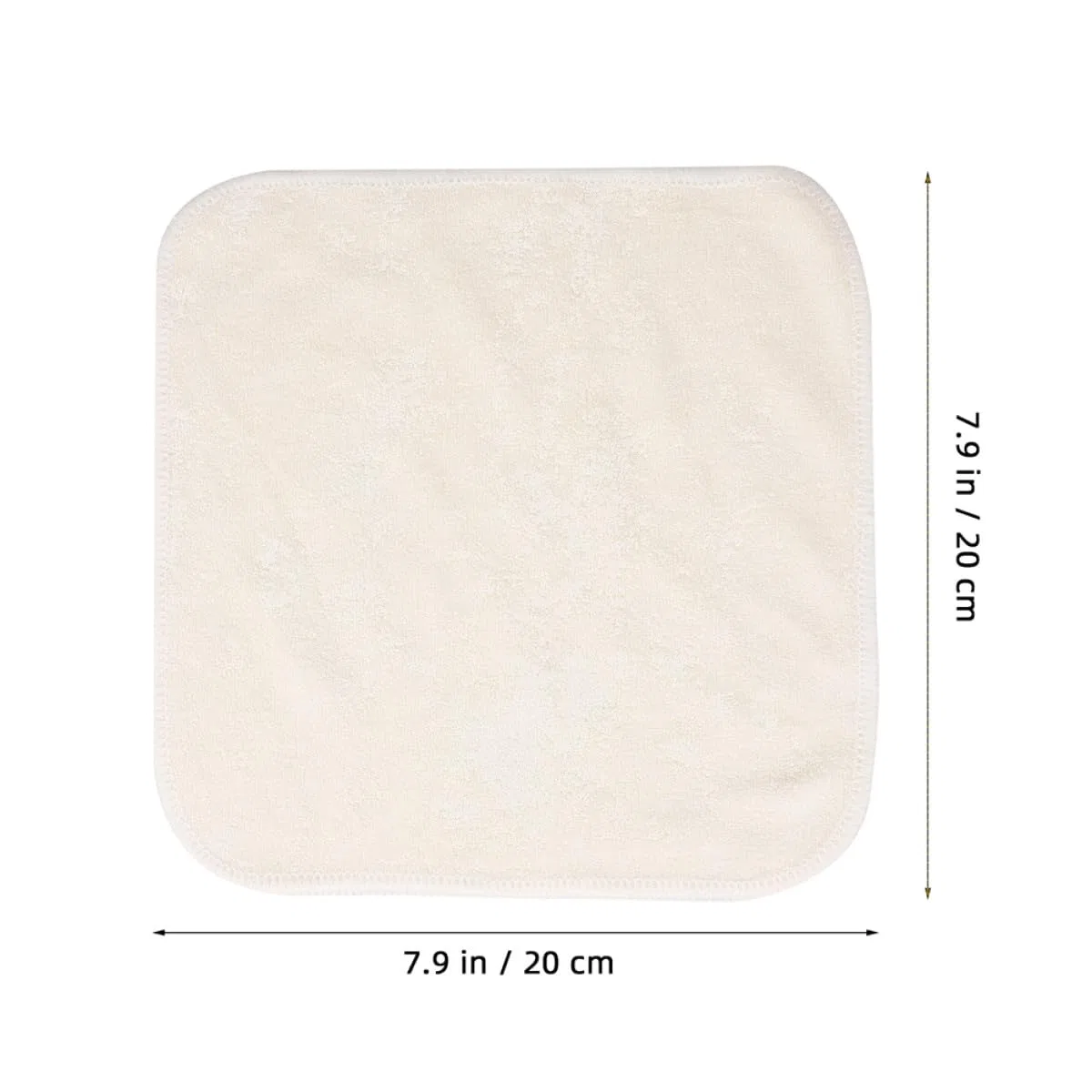 Салфетки для умывания, Bamboo Fibre, Набор 2 шт, 20х20 см, Beige Villcase — фото 4