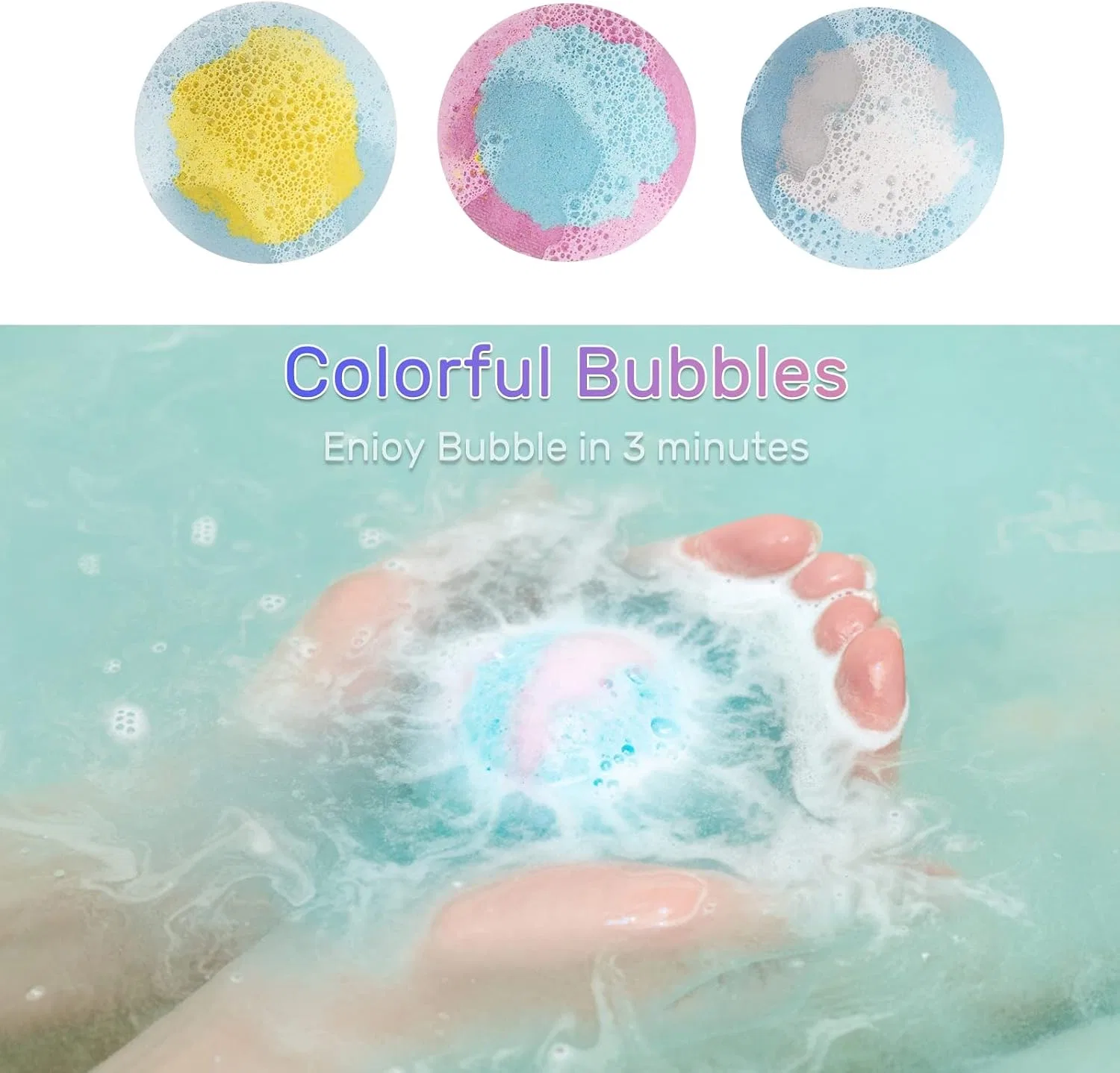 Набор бомбочек для ванны, 14 шт, FAMoUsGoods, Multicoloured — фото 3