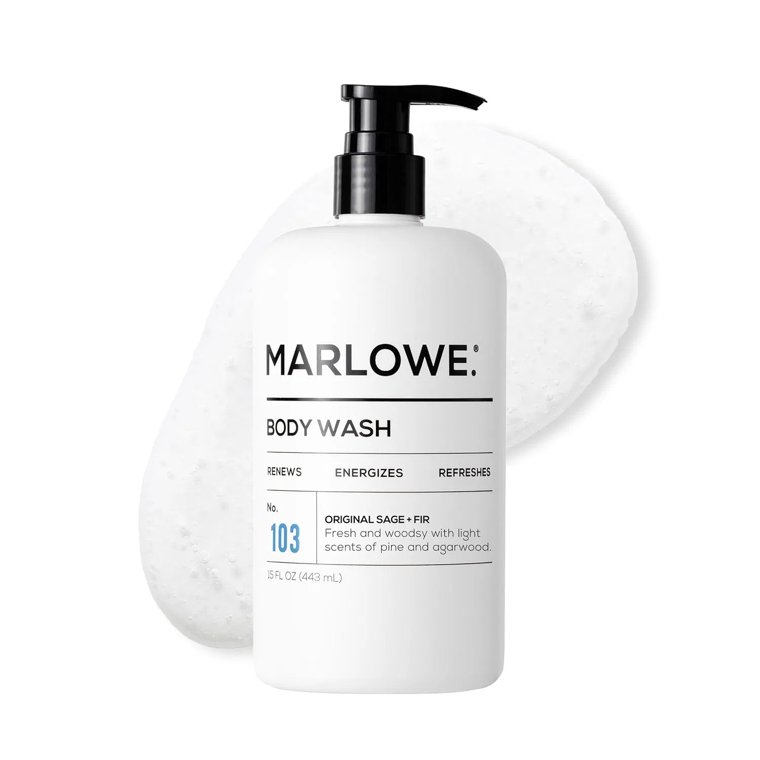 Гель для душа MARLOWE. No. 103, 473 мл, Энергия и Свежесть