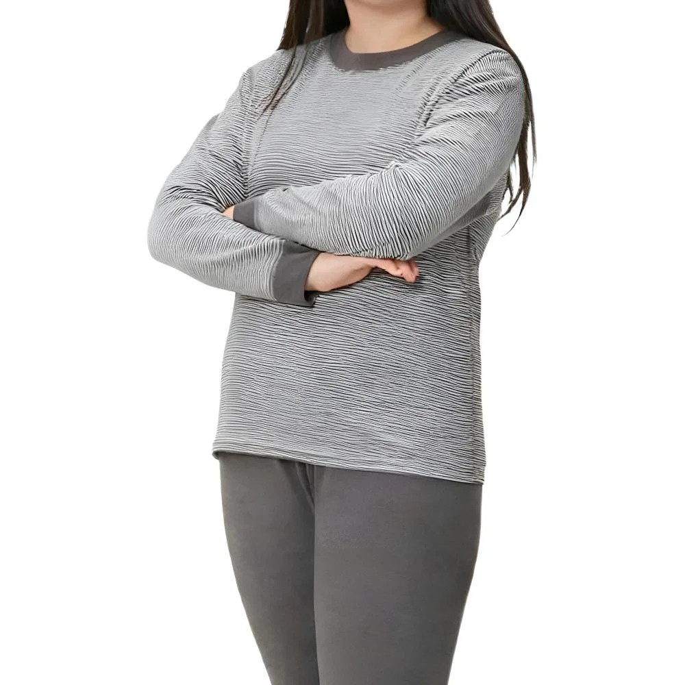 Детский комплект термобелья хлопковый Cotton Gene, Chubby Child Dark Gray