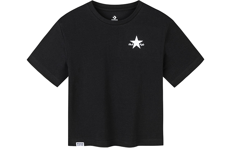

Футболка цвета «уголь» для детей 3–7 лет Converse, Jet Black