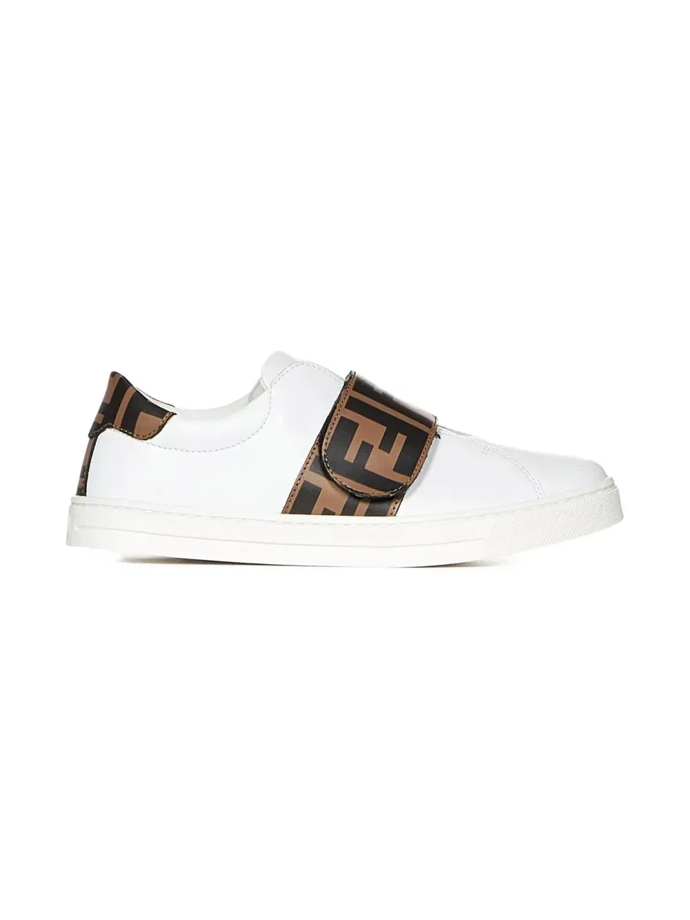 Кроссовки с логотипом Fendi Kids, белый — фото 2