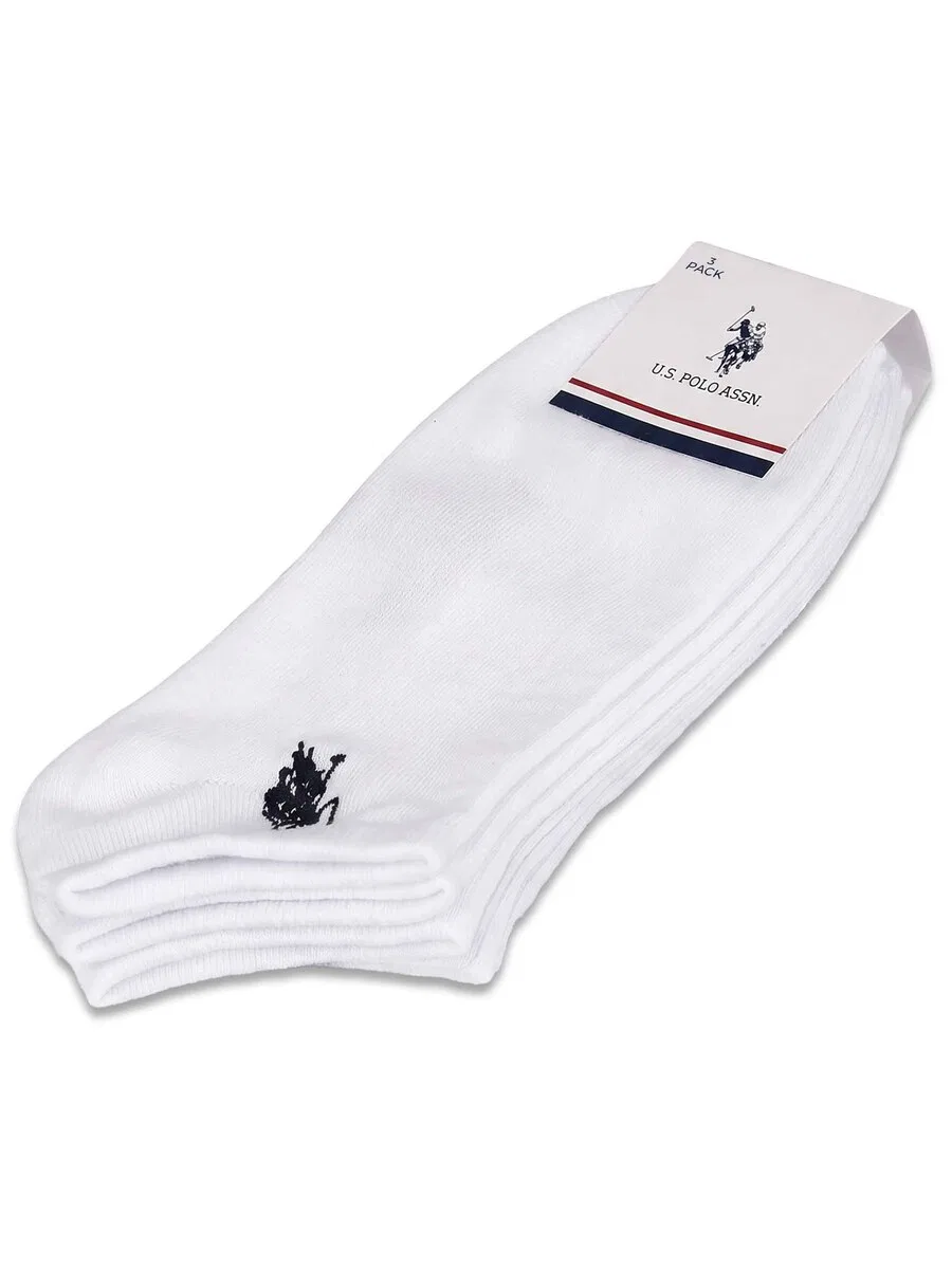 Носки U.S. POLO ASSN. белого цвета — фото 2