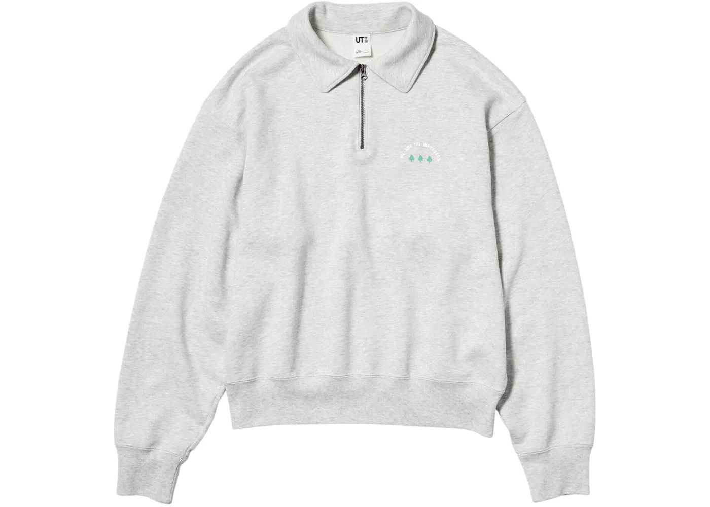 Женский свитшот на молнии Uniqlo x POP MART THE MONSTERS, Grey